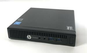 K4062905 HP ProDesk 400 G2 MINI/G3900T/4GBメモリ/500GB HDD/AC付き 1点【通電OK、本体のみ】