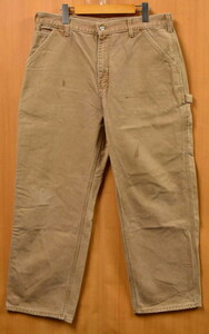 USA Carhartt Car Heart Hainter Pants Wants Wants Pants Camel Brown Dak W36 (32515 (32515)