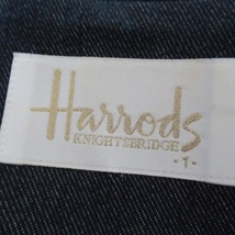 #anc ハロッズ Harrods ジャケット 1 紺 デニム地 レディース [644491]_画像7