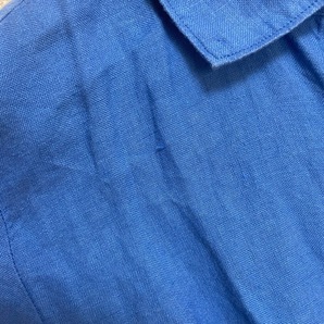#snc フォーティーファイブアールピーエム 45RPM シャツ ブラウス 1 青 半袖 麻 レディース [750387]の画像6