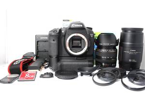 ■ 美品 ■ キヤノン Canon EOS 7D ダブルズームセット 【 バッテリーグリップ他付属品一杯 】 #MN30Y-NCh