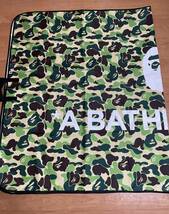 1度使用 A BATHING APE ABC CAMO PICNIC SHEET ピクニック シート ラグ マット NIGO BAPE_画像1