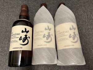 サントリーシングルモルトウイスキー山崎 700ml×3本セット 箱無し
