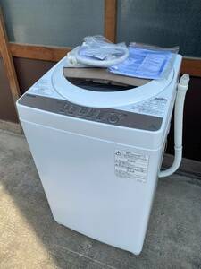引取歓迎 2019年製 TOSHIBA 東芝 全自動洗濯機 AW-5G8(W) 5.0kg 東京都板橋区 管理:1F