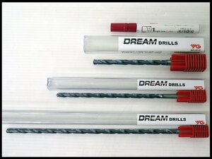 ■未使用 YG1 超硬ドリル DREAM DRILLS 3本セット/ドリームドリル COOLANT MQLタイプ Φ6.9・7.1・8.2mm/ロングドリル