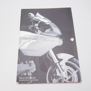 prompt decision / free shipping!!DUCATI. Ducati MULUTISTRADA. multi Strada. accessory. kit. catalog 2003.5. national language.. britain .. west language 