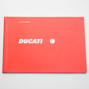 ドゥカティ DUCATI 保証書及びサービス/クーポン. ポルトガル語版 WARRANTY BOOKLET