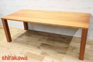 GMFN24○shirakawa / シラカワ ダイニングテーブル 食卓テーブル 作業机 飛騨家具 チェリー 無垢材