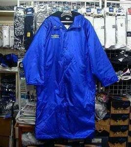  супер-скидка Umbro ; длинный боа пальто синий O-XO* новый товар * блиц-цена /