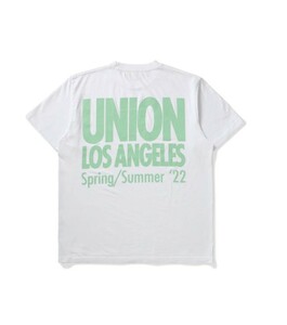 新品未使用 ユニオン UNION ORIGINAL 22ss LOS ANGELES SEASONAL TEE XL ホワイト 白 半袖 Tシャツ クルーネック ロゴプリント TOKYO
