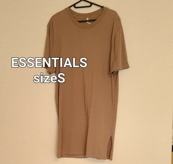 FOG ESSENTIALS ロング丈カットソー collarベージュsizeS