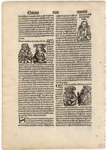 1497年 シェーデル ニュルンベルク年代記 ラテン語版 木版画 インキュナブラ シモーニデース エピメニデス レピドゥス カトゥルス_画像1