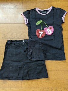 女児 140 Tシャツ スカート コムサイズム a.v.v