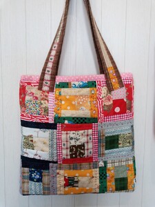 ハンドメイド,パッチワーク ,バッグ