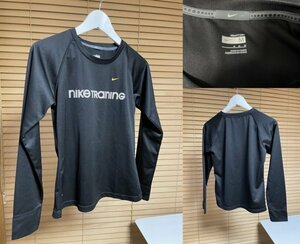 【激安1点のみ 国内正規品】NIKE TRAINING ナイキ トレーニング FIT DAY 長袖 ロン Tシャツ トレーニングトップ M ブラック系 USED