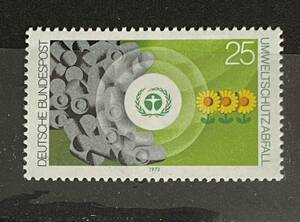 ドイツ切手★環境廃棄物1973年b6