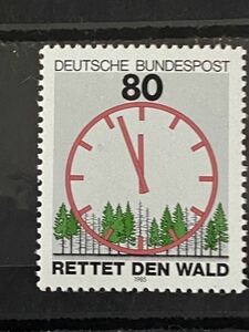 ドイツ切手★森林救済までの時間がない　1985年b7