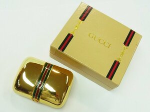 ■ グッチ/GUCCI　シガレットケース 2575 ■ メタル　ゴールド ■ 箱付き　経年品