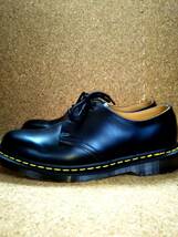 【Dr.MARTENS】ドクターマーチン 英国製 VINTAGE 1461Z 3ホールシューズ UK9 (28cm ) イングランド製 BLACK 初期型復刻【箱付き極美品】_画像3