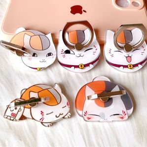 スマホリング 猫 動物 新品 2点