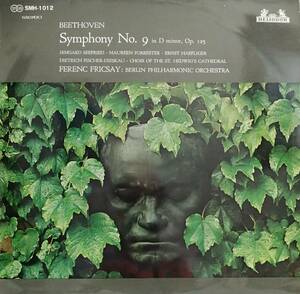 初期LP盤 ゼーフリート,フォレスター,ヘフリガー&F=ディースカウ/フリッチャイ/Berlin Phil Beethoven 交響曲9番 Op125