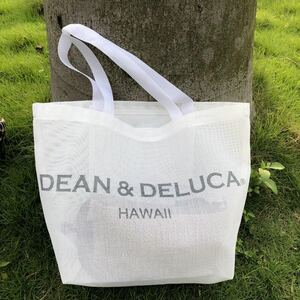 DEAN&DELUCA メッシュ トート バッグ　L ディーン&デルーカ　ハワイ限定　海バッグ　水切り　防水バッグ　エコバッグ