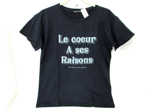 toujours favori 半袖Tシャツ ネイビー【L】