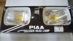 昭和レトロ　旧車　PIAA　角型２灯ヘッドライト　リレー・ハーネスセット　スープラ・セリカ・シルビア・RX-7その他　未使用品