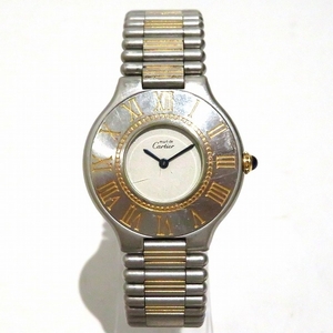 1円～最落なし カルティエ マスト21 ヴァンティアン クォーツ 時計 腕時計 ボーイズ☆0401