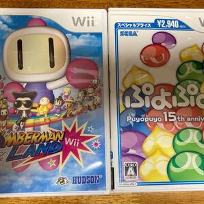 ボンバーマンランド ぷよぷよ 15th anniversary セット Wii
