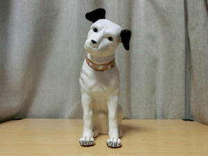 ◆置物◆ビクター犬 ニッパー 大きめ約25cm 陶器製美品 送料無料 非売品 昭和レトロ
