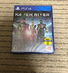 PS4 KAMENRIDER memory of heroez 通常版 新品 未開封