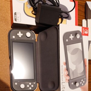 nintendo switch lite グレイ
