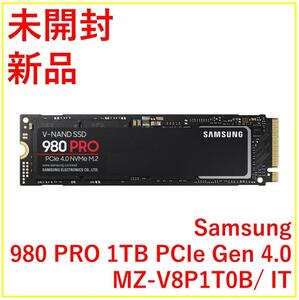SAMSUNG 980 PRO MZ-V8P1T0B/IT【新品・未開封】