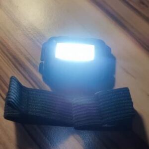 ミニLEDヘッドライト キャンプ 防災グッズ 防水 高輝度 電池式 人気商品 ブラック