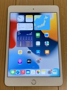 iPad mini4 WiFi+Cellular(simフリー) 64GB 充電121回 良品 初期保証有 送料無料 1円スタート　③