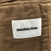 monkey time チェスターコート メンズ S ブラウン アウター ロングコート UNITED ARROWS 22062802_画像4