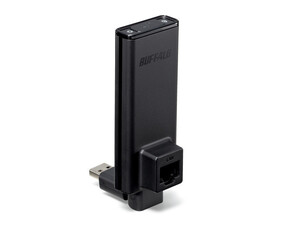 ★美品★送料無料★BUFFALO 11n/a/g/b 300Mbps 簡単無線LAN子機 WLI-UTX-AG300/C