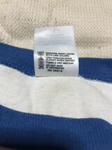 ANVIL社製　ラグラン　七分袖　ベースボールシャツ　青×白　ブルー　ホワイト　サイズL_画像7