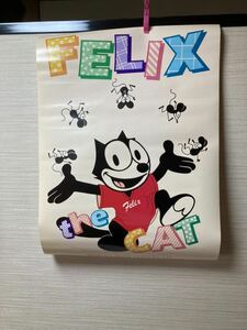 ● ヴィンテージ Felix The Cat Poste 世界で最も有名な猫 ポスター 貴重