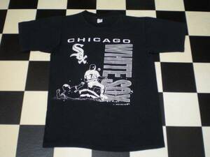 90's MLB CHICAGO WHITE SOX T-shirt size M 90 period USA made Chicago white socks Major League Baseball OLD VINTAGE ARTEX old clothes 