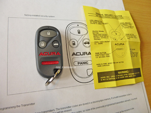 US Acura original 96-01 ACURA INTEGRA / 97-00 CL keyless remote remote control w/panic button Panic button attaching USDM North America JDM DC2 Integra 