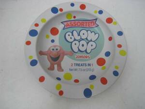 BLOW POP トレイ 小物入れ ロゴ ホワイト　