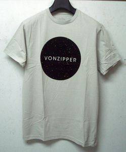 VONZIPPER ボンジッパー AG212204SGY① メンズ Mサイズ 半袖Tシャツ T-Shirts ロゴティー LogoTee 薄いグレー色 Grey 新品 即決 送料無料