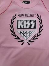 【新品 送料無料】 KISS ロンパース 44 出産祝い ROCK ロック　6-12Mサイズ 70 80 BABY服　ベビー服_画像2