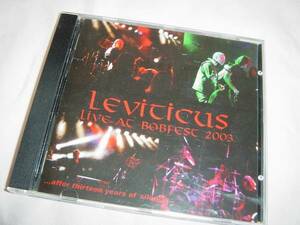 LEVITICUS 「LIVE AT BOBFEST 2003」 PEO関連 メロディアス・ハード系名盤