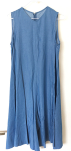 8.5@ 新品「anana」ノースリーブ サロペット オールインワン Washed-Blue SIZE:F