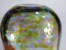 B　多色ガラス碗②　イタリア　高級ガラス碗　ステンドグラス　硝子　ガラス細工　カットグラス　吹きガラス_画像8
