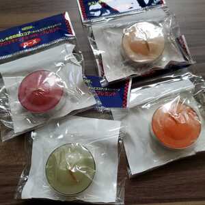  aroma candle 4 piece set ( rose, mint, orange, vanilla ) new goods unopened 