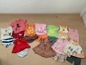 女の子　夏服まとめ売り　子供服 Cute 70.80.90 ワンピース　キムラタン